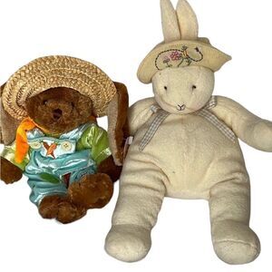 Hallmark/March of Dimes bunny plush bundle